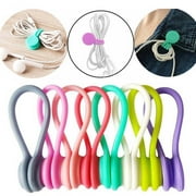 SPRING PARK Silicone Magnetic Portable Cable Winder Earphone Hub Cord Holder Wire Organizer